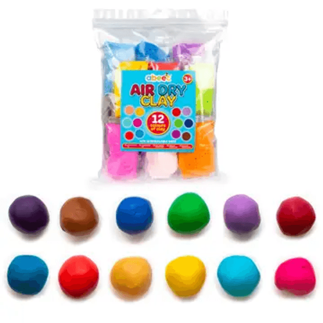 Hovedbilde Air dry clay 12 farger