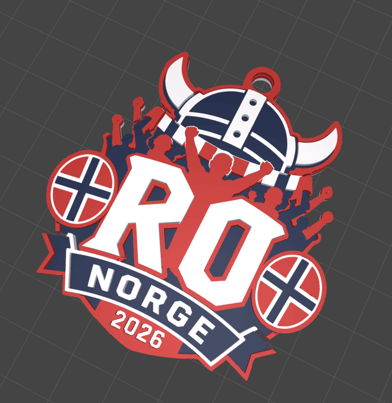 RO nøkkelring - fotball VM 