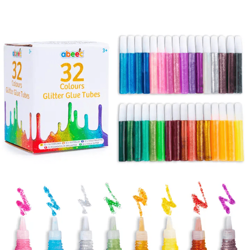 Glitterlim 32 farger