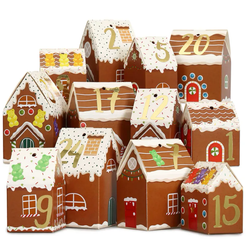 Pepperkakelandsby - adventskalender